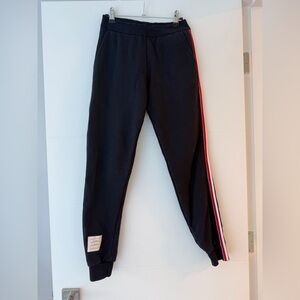 Thom Browne - Track Pants with Side Stripe – Size Small